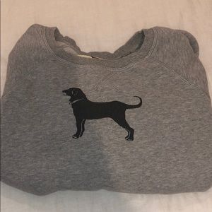THE BLACK DOG gray crewneck !